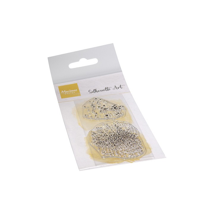 (CS1120)Stamp Silhouette Art Splatter