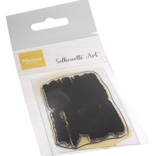 (CS1122)Stamp Silhouette Art Rectangle