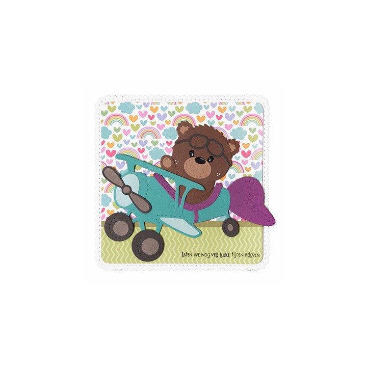 (CCL-FR-STAMP336)Studio light Clear stamp Lieve vriend NL Friendz nr.336