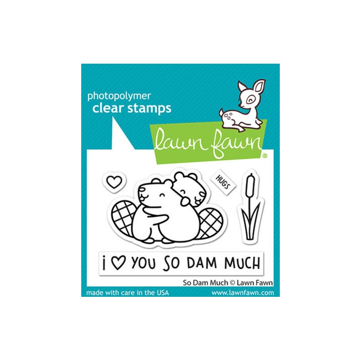 (LF3013)Lawn Fawn So Dam Much Clear Stamps