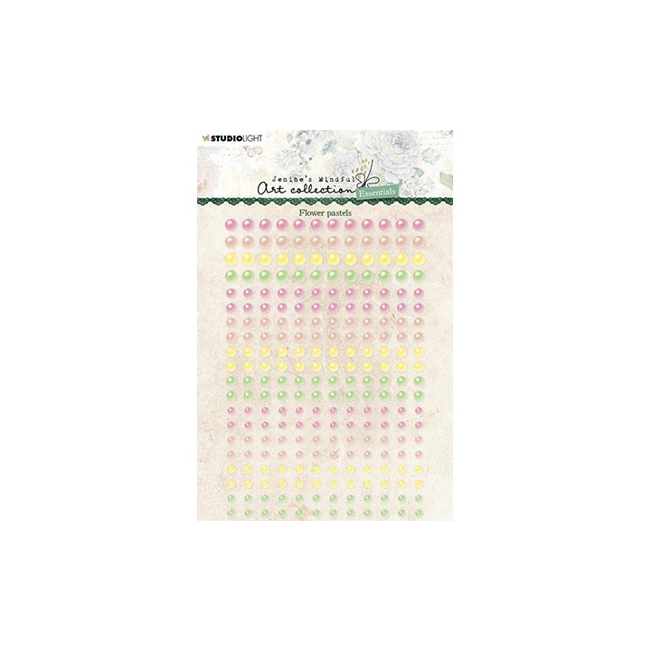 (SL-ES-PEARL19)Studio Light Pearls Flower pastels Essentials nr.19