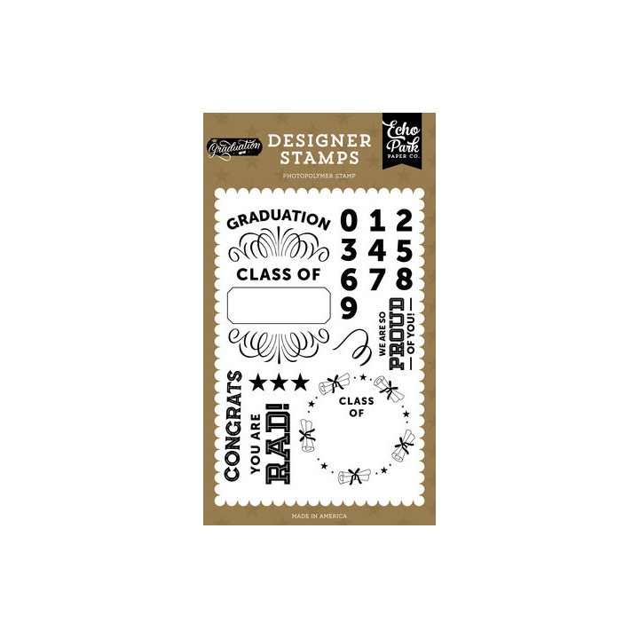 (GR298042)Echo Park Class Of Designer Stamps (GR298042)Echo Park Class Of Designer Stamps