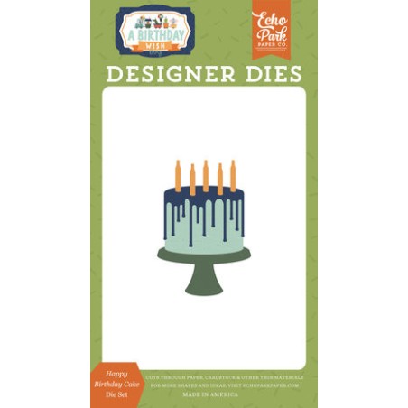 (BWB297042)Echo Park Happy Birthday Cake Designer Dies