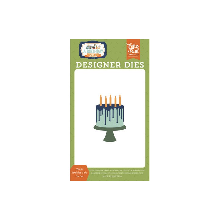 (BWB297042)Echo Park Happy Birthday Cake Designer Dies