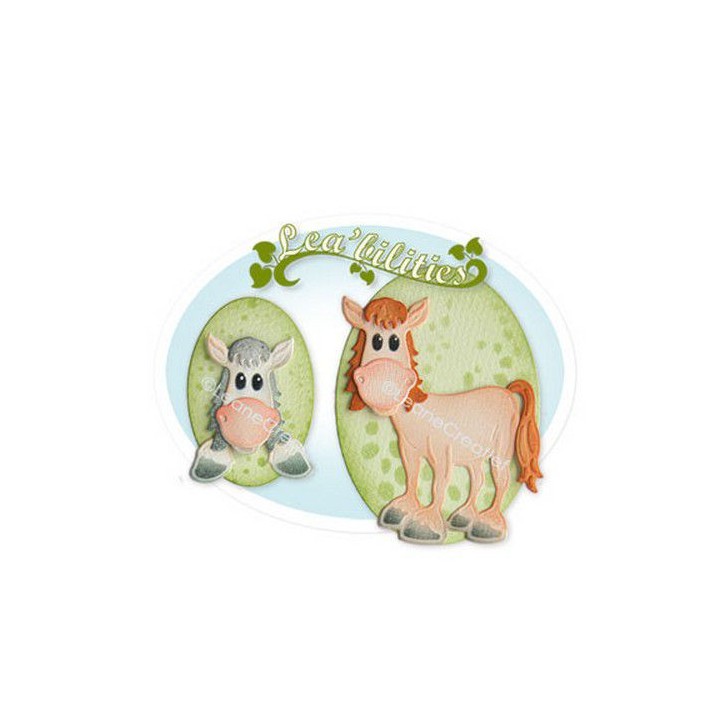 (45.8399)LeCrea - Lea'bilitie Horse cut and embossing die