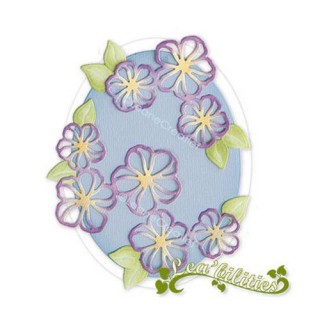 (45.8467)LeCrea - Lea'bilitie Ornaments with Blossoms cutting die