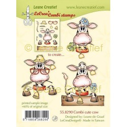 (55.8290)LeCrea - combi clear stamp Cute cow