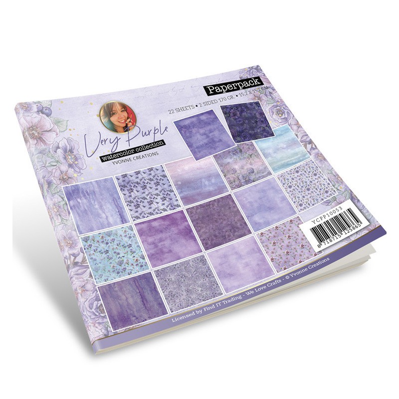 (YCPP10053)Paperpack - Yvonne Creations - Very Purple