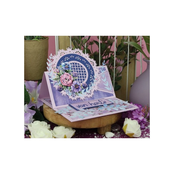 (YCD10297)Dies - Yvonne Creations - Very Purple - Circles
