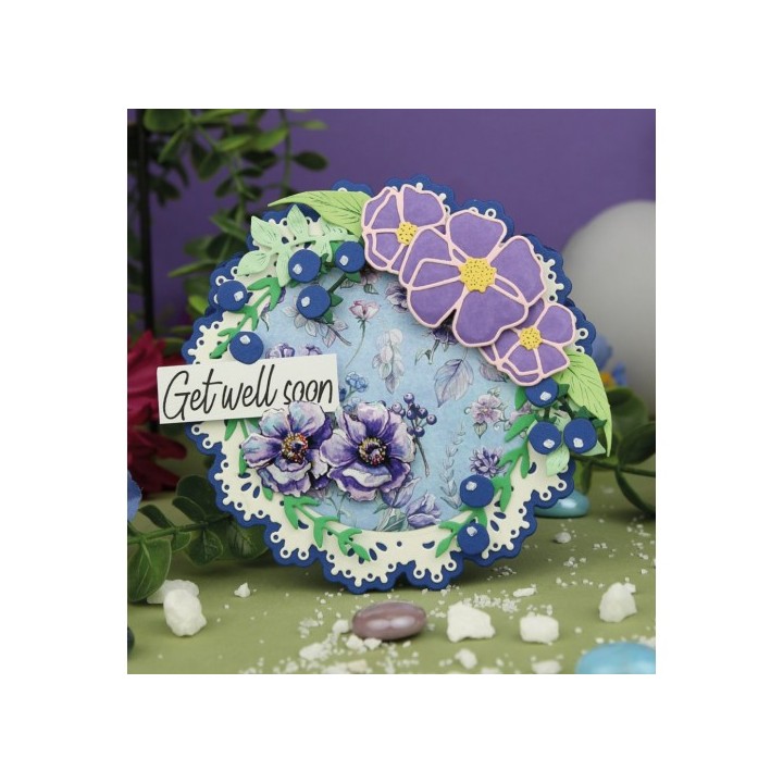 (YCD10297)Dies - Yvonne Creations - Very Purple - Circles