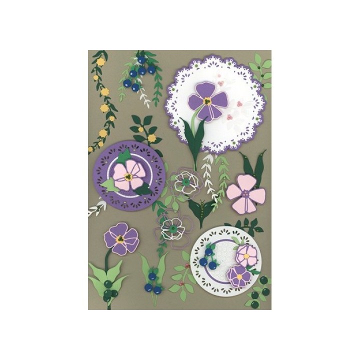 (YCD10297)Dies - Yvonne Creations - Very Purple - Circles