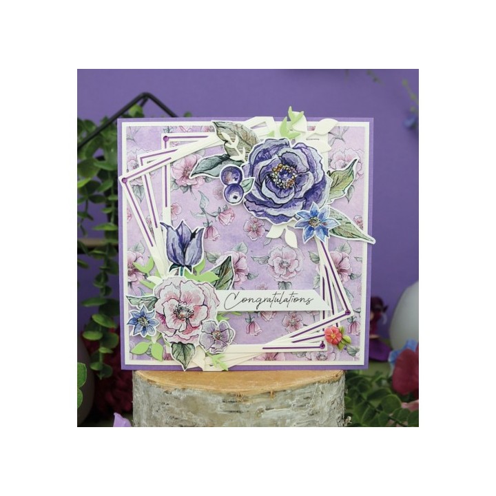 (YCD10298)Dies - Yvonne Creations - Very Purple - Branches