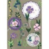 (YCD10299)Dies - Yvonne Creations - Very Purple - Flowers