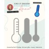 (DBAD10010)Designed by Anna - Mix and Match Cutting Dies - THERMOMETER