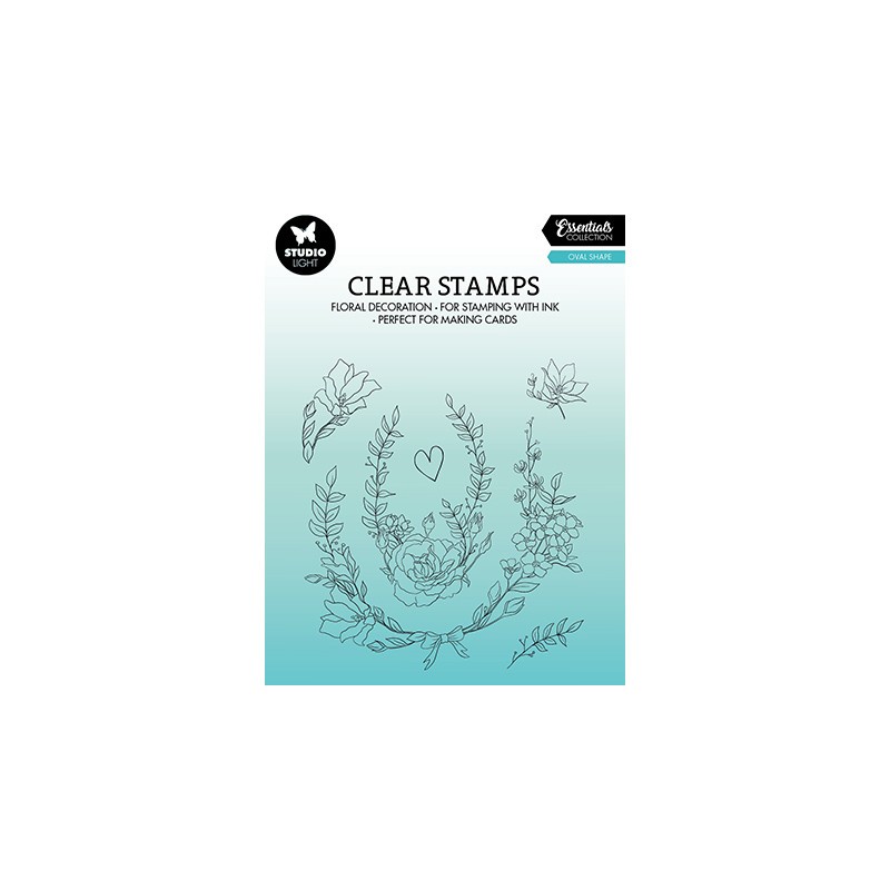 (SL-ES-STAMP363)Studio light SL Clear stamp Oval Essentials nr.363