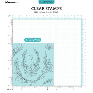 (SL-ES-STAMP363)Studio light SL Clear stamp Oval Essentials nr.363