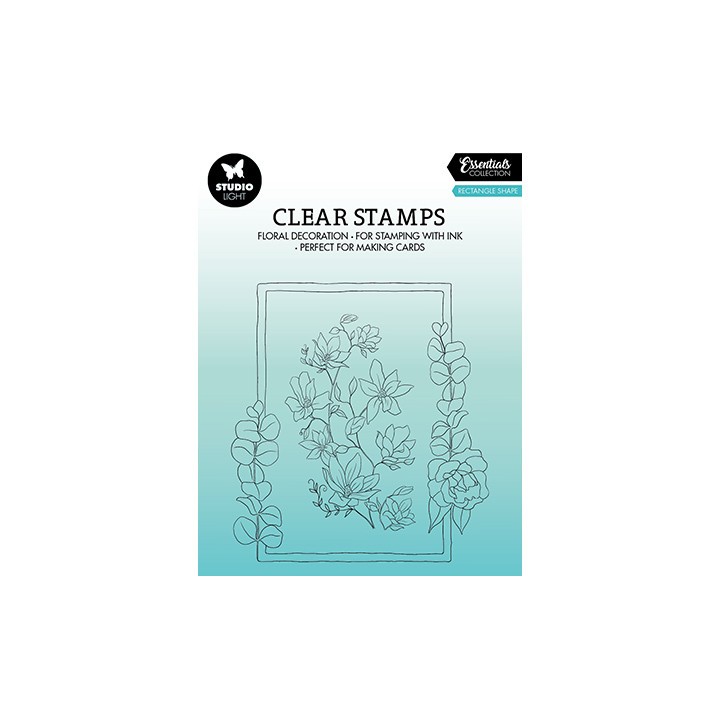 (SL-ES-STAMP364)Studio light SL Clear stamp Rectangle Essentials nr.364