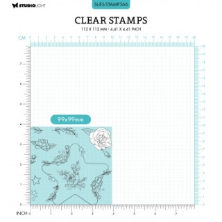 (SL-ES-STAMP366)Studio light SL Clear stamp Small Star Essentials nr.366