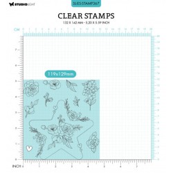 (SL-ES-STAMP367)Studio light SL Clear stamp Big Star Essentials nr.367