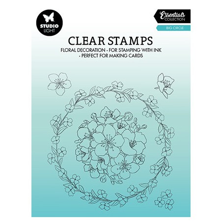 (SL-ES-STAMP368)Studio light SL Clear stamp Big Circle Essentials nr.368