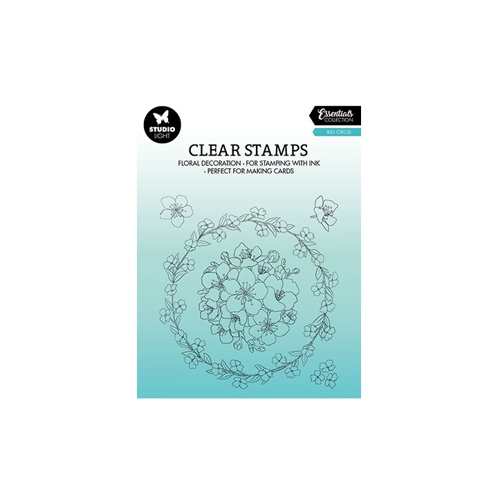 (SL-ES-STAMP368)Studio light SL Clear stamp Big Circle Essentials nr.368