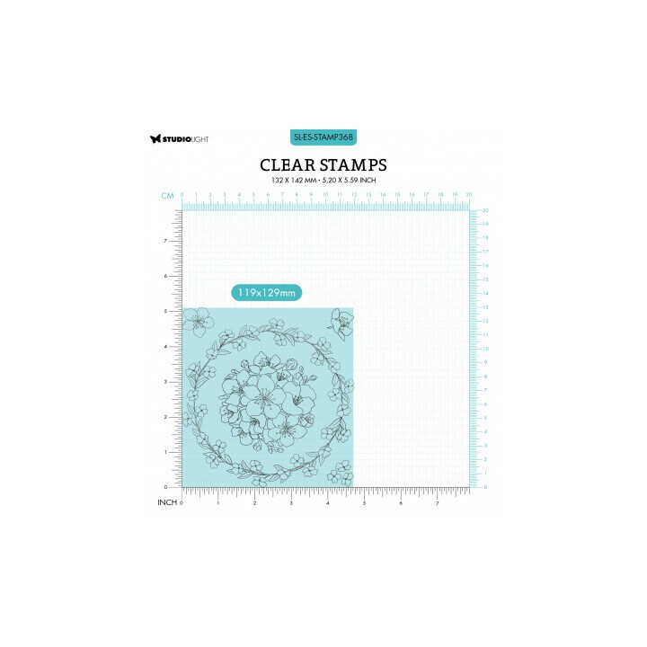 (SL-ES-STAMP368)Studio light SL Clear stamp Big Circle Essentials nr.368