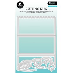 (SL-ES-CD491)Studio Light SL Cutting Die Tulip card shape Essentials nr.491