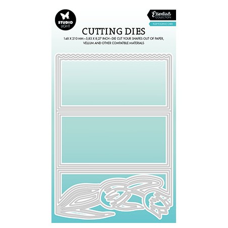 (SL-ES-CD491)Studio Light SL Cutting Die Tulip card shape Essentials nr.491