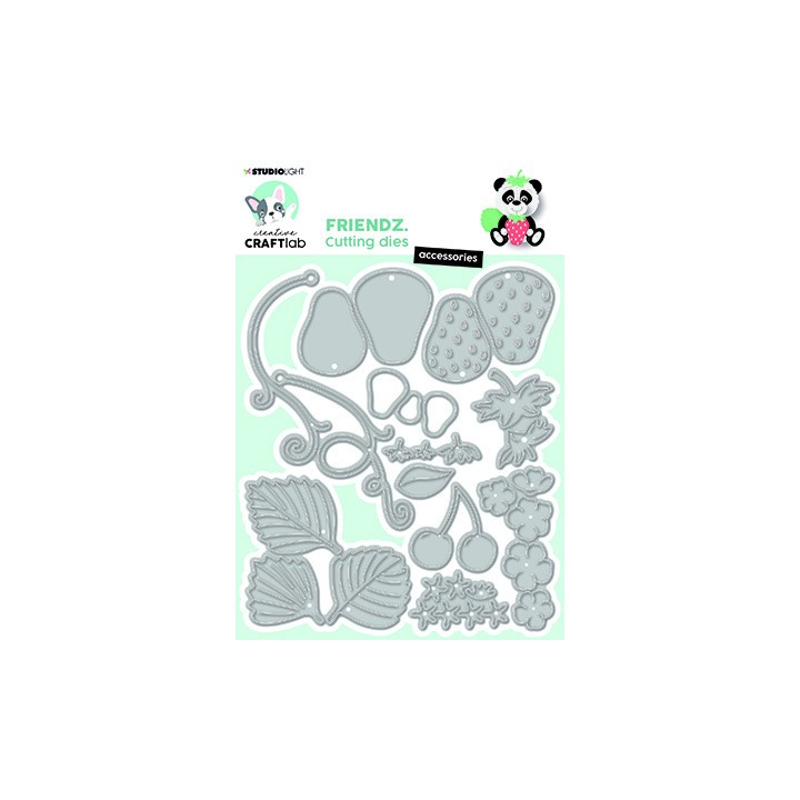 (CCL-FR-CD478)Studio Light dies Strawberries Accessoires Friendz nr.478