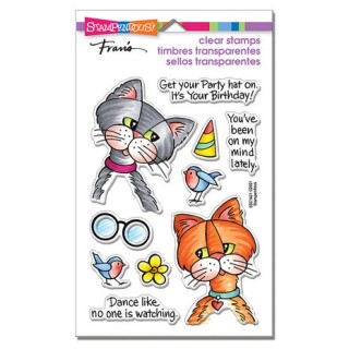 (SSC1431)Stampendous Cat Friends Perfectly Clear Stamps