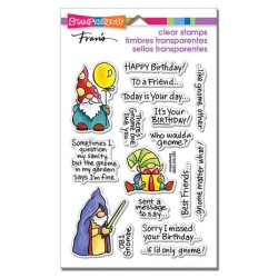 (SSC1352)Stampendous Gnome Sayings Perfectly Clear Stamps