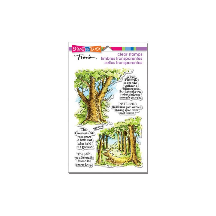 (SSC2026)Stampendous Forest Path Perfectly Clear Stamps
