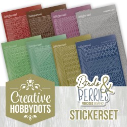 (CHSTS034)Creative Hobbydots Stickerset 34 - Precious Marieke - Birds and Berries