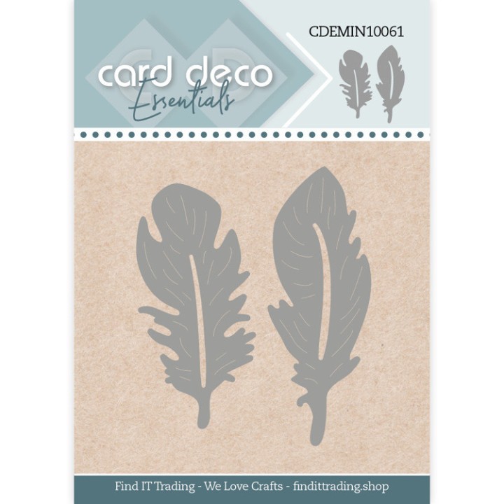 (CDEMIN10061)Card Deco Essentials - Mini Dies - 61 - Feathers