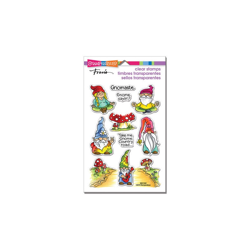 (SSC1342)Stampendous Gnomaste Perfectly Clear Stamps