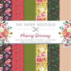 (PB1984)The Paper Boutique Peony Dreams 6x6 Paper Pad
