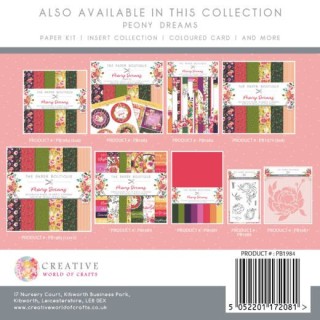 (PB1984)The Paper Boutique Peony Dreams 6x6 Paper Pad