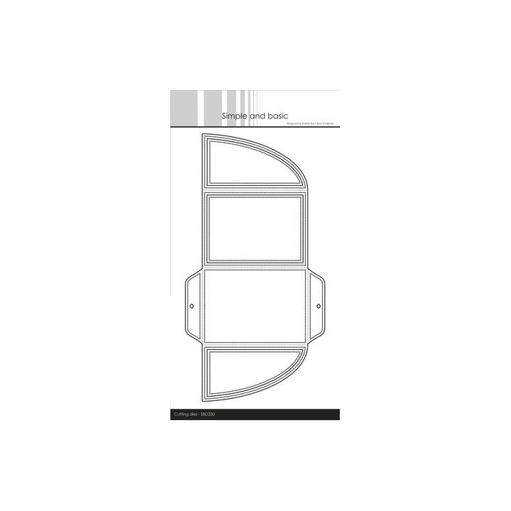 (SDB250)Simple and Basic A7 Gift Envelope Cutting Dies
