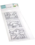 (CS1115)Stamp Silhouette Hetty's Peek-a-boo Spring Animals