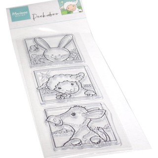 (CS1115)Stamp Silhouette Hetty's Peek-a-boo Spring Animals