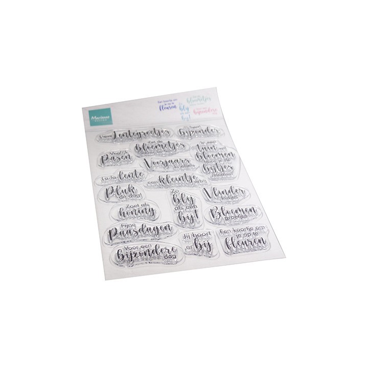 (CS1128)Stamp Silhouette Lentegroetjes