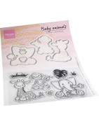 (ec0199)Clear Stamp Eline's Animals - Baby animals