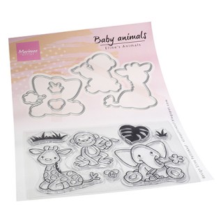 (ec0199)Clear Stamp Eline's Animals - Baby animals