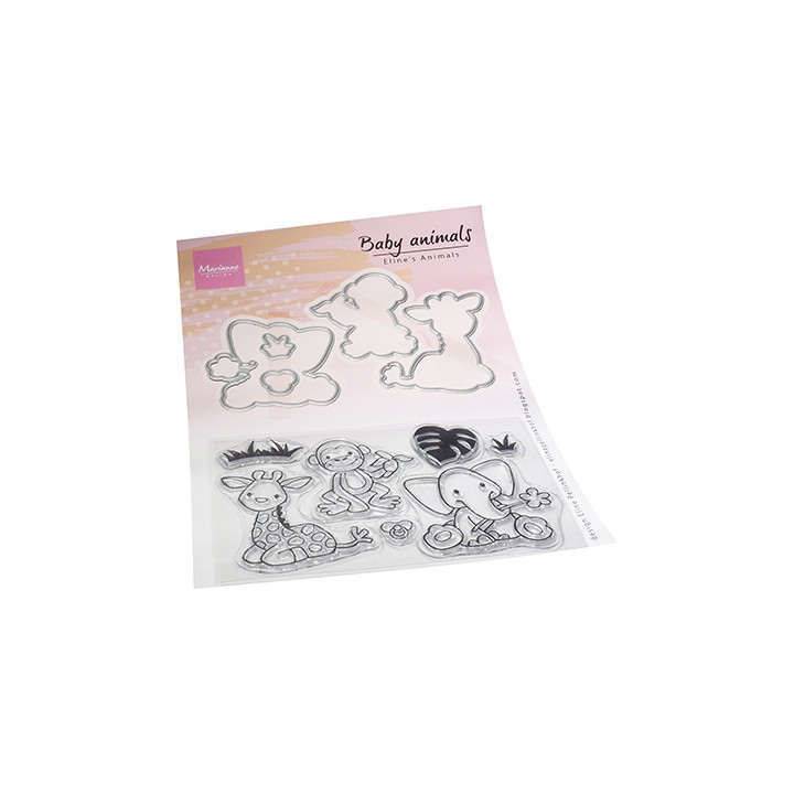(ec0199)Clear Stamp Eline's Animals - Baby animals