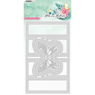 (SL-BB-CD486)Studio Light SL Cutting Die Butterfly card Blooming Butterfly nr.486