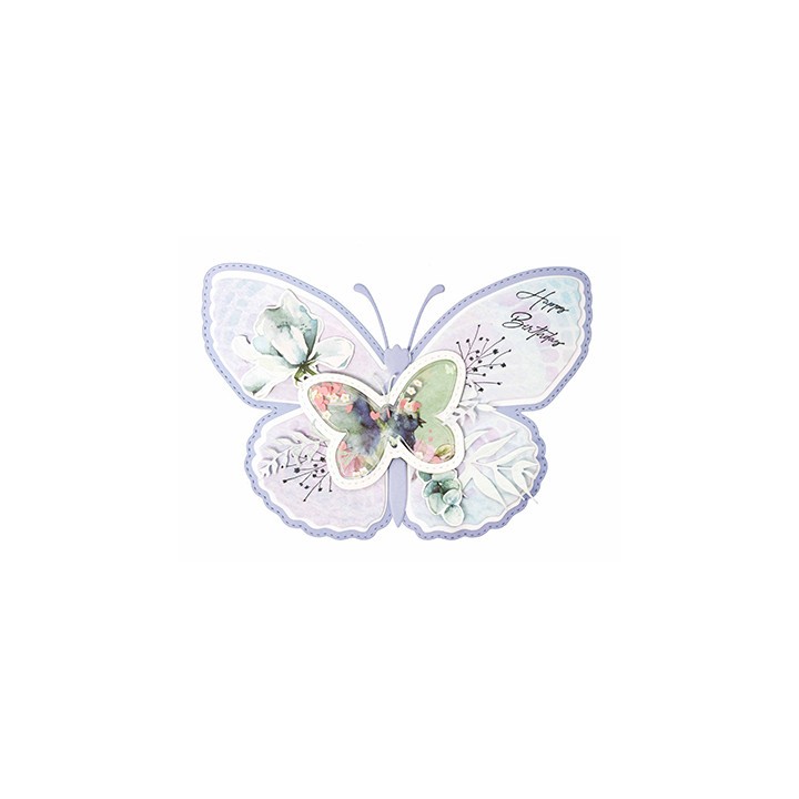 (SL-BB-CD488)Studio Light SL Cutting Die Big Butterfly card Blooming Butterfly nr.488