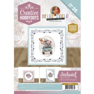 (CH10035)Creative Hobbydots 35 - Yvonne Creations - Hello World