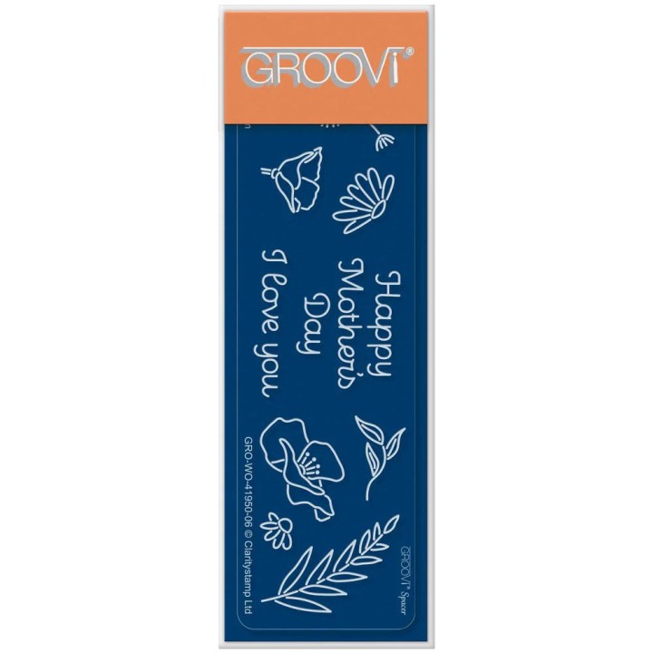 (GRO-WO-41950-06)Groovi® SPACER PLATE FLORAL DELIGHTS - MOTHER'S DAY