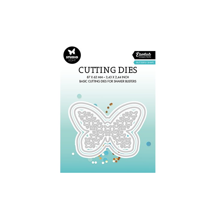 (SL-ES-CD492)Studio Light SL Cutting Die Butterfly shape Essentials nr.492