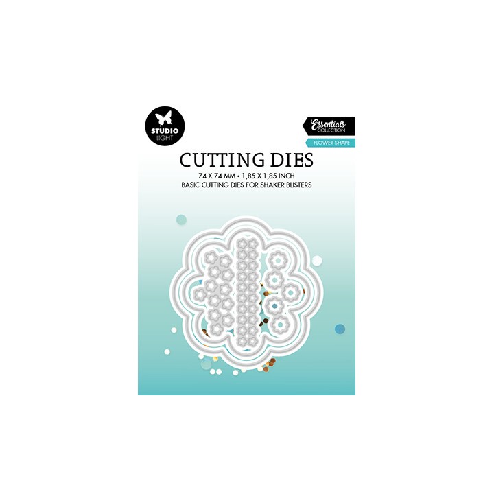 (SL-ES-CD493)Studio Light SL Cutting Die Flower shape Essentials nr.493